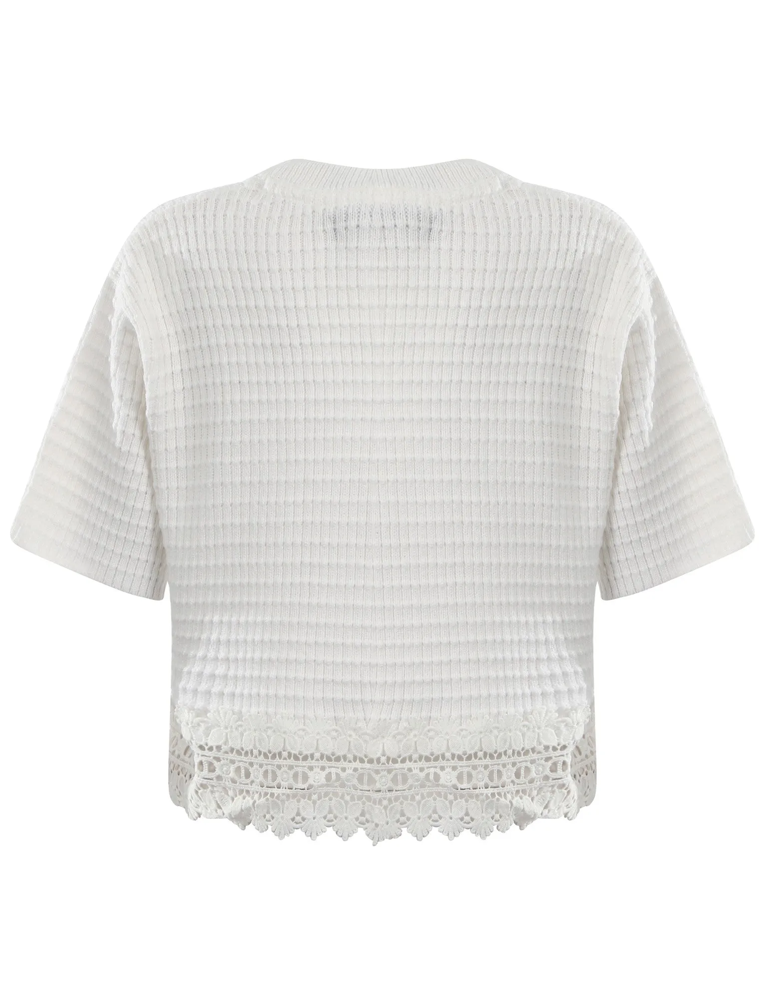 Amara Reya Veronica white jumper
