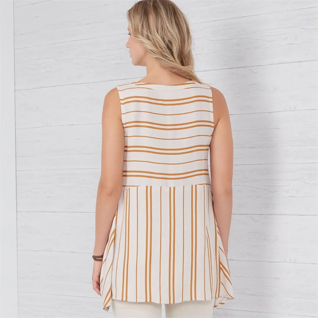 New Look Sewing Pattern N6658 Misses' Handkerchief Hemmed Top