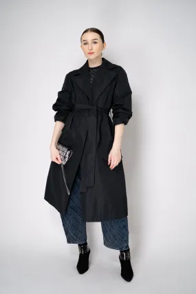 Peter O. Mahler Crash Trench Coat in Black