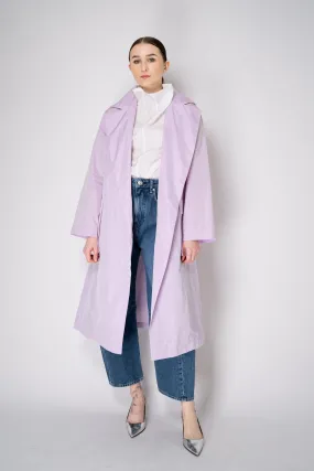 Peter O. Mahler Crash Trench Coat in Lilac