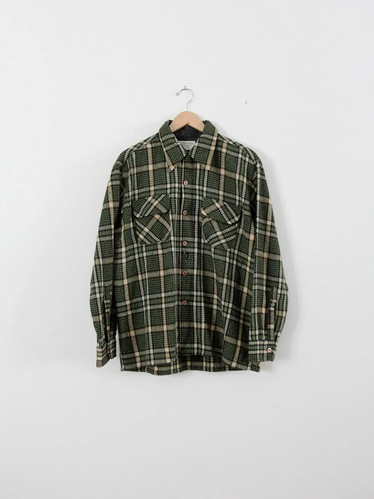 vintage 70s JC Penney plaid shirt