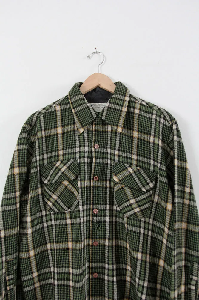 vintage 70s JC Penney plaid shirt